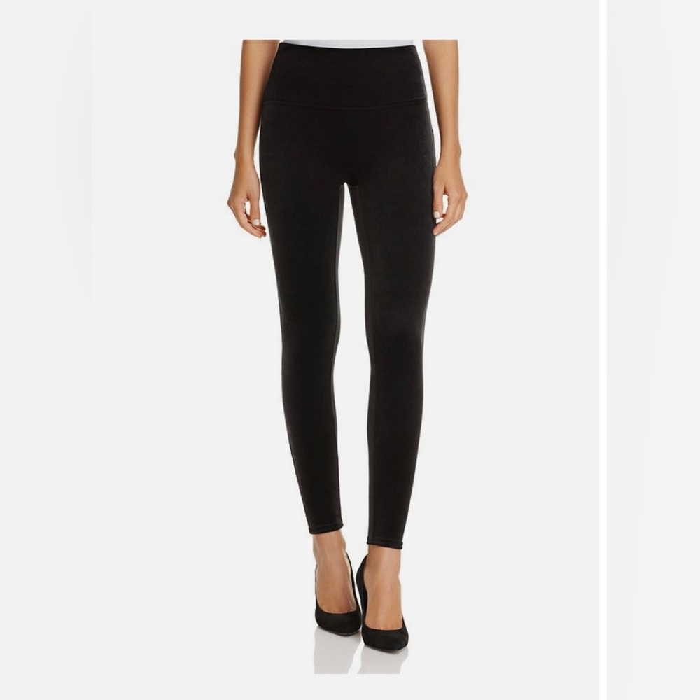 Spanx Velvet Leggings | Luxe High-Waisted Shapewear Size Small